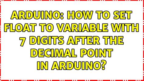 How to set float to variable with 7 digits after the decimal point in .